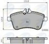 COMLINE CBP01723 Brake Pad Set, disc brake